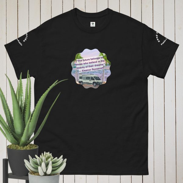 Dream the Future - Solo Sojourn Project Dark Colors Unisex classic tee - Image 2