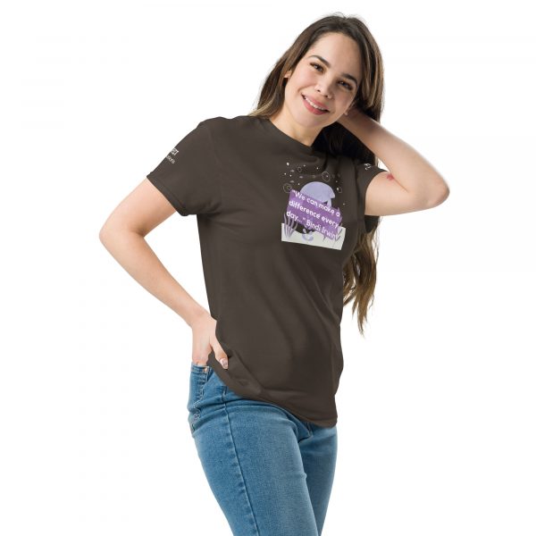 We Can Make a Difference Every Day Dark Colors Unisex classic tee - Image 10