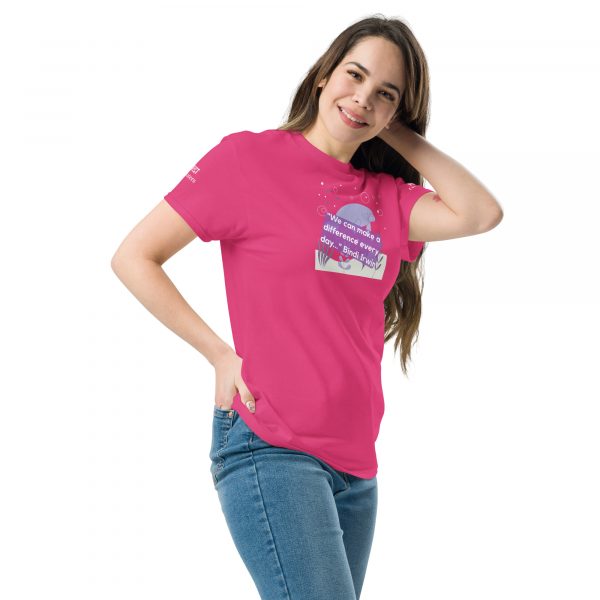 We Can Make a Difference Every Day Dark Colors Unisex classic tee - Image 8