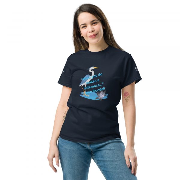 What You Do Makes A Difference Dark Colored Unisex classic tee - Image 8