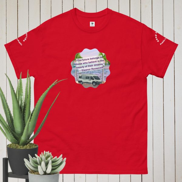 Dream the Future - Solo Sojourn Project Dark Colors Unisex classic tee - Image 4