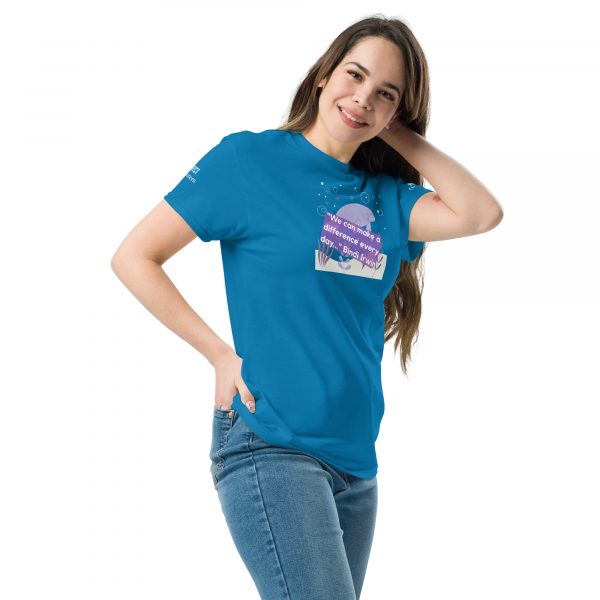 We Can Make a Difference Every Day Dark Colors Unisex classic tee - Image 9