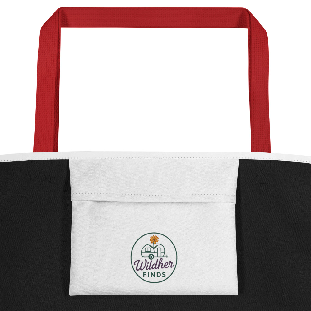 RV There Yet Florida - Volunteer Workamping All-Over Print Large Tote Bag - Image 6