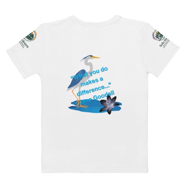 Solo Sojourn Women Empowered White Women's T-shirt - Image 4