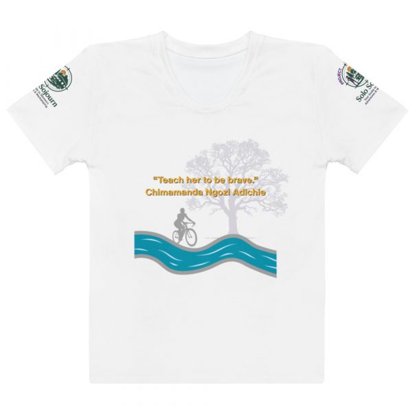 Solo Sojourn Women Empowered White Women's T-shirt