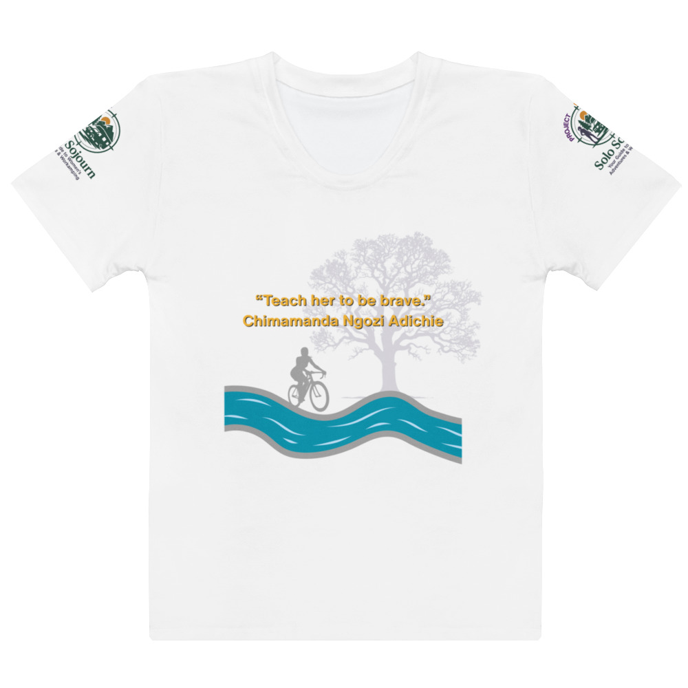Solo Sojourn Women Empowered White Women's T-shirt